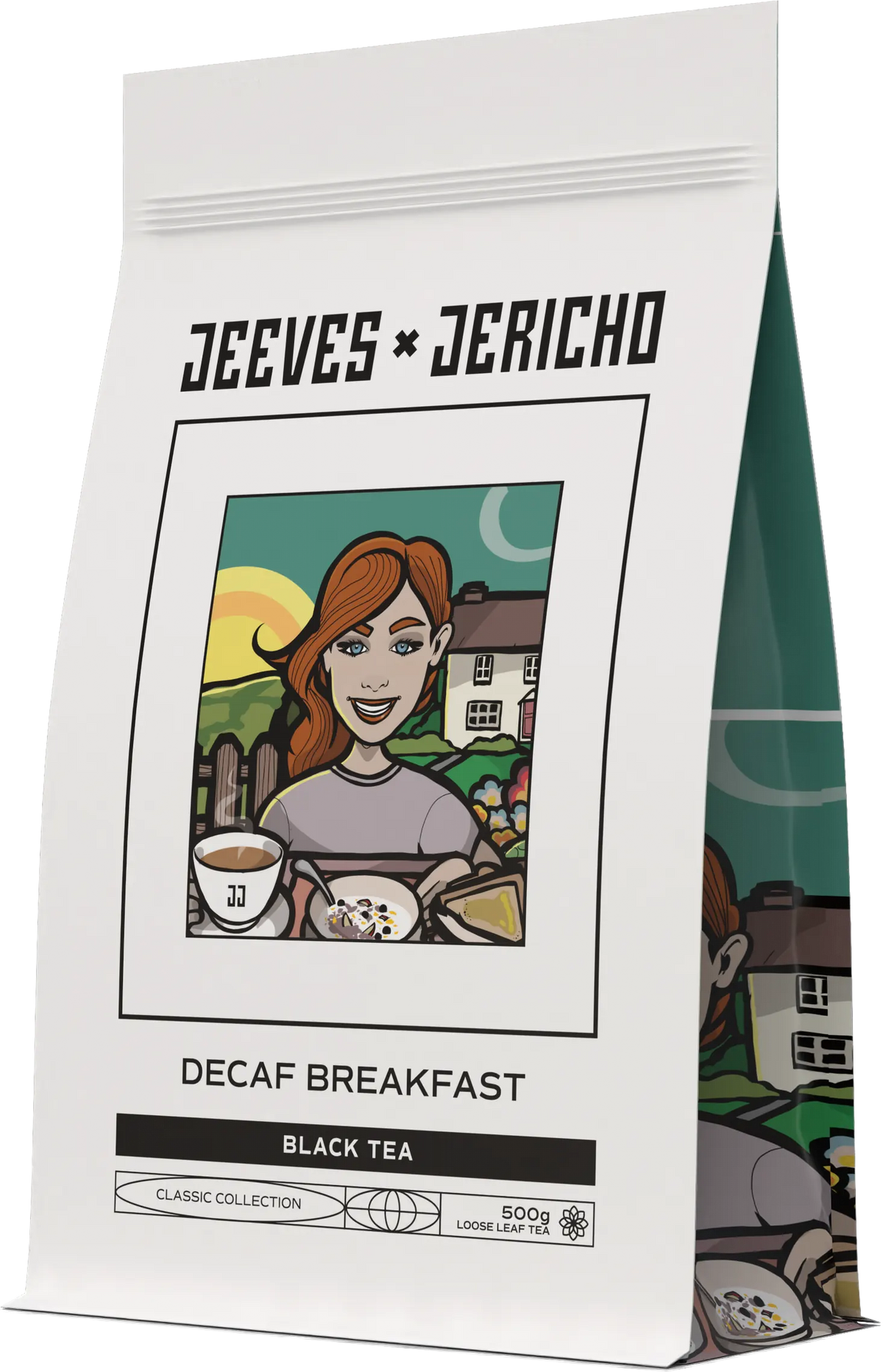 Té de desayuno descafeinado en hebras
