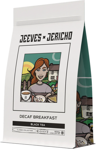 Té de desayuno descafeinado en hebras