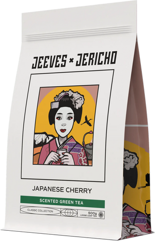 Té de hojas sueltas de cerezo japonés