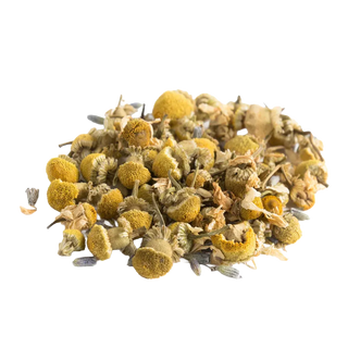 Té de manzanilla y lavanda en hebras
