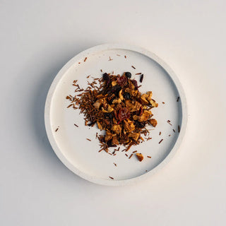 Té de rooibos y ruibarbo en hebras