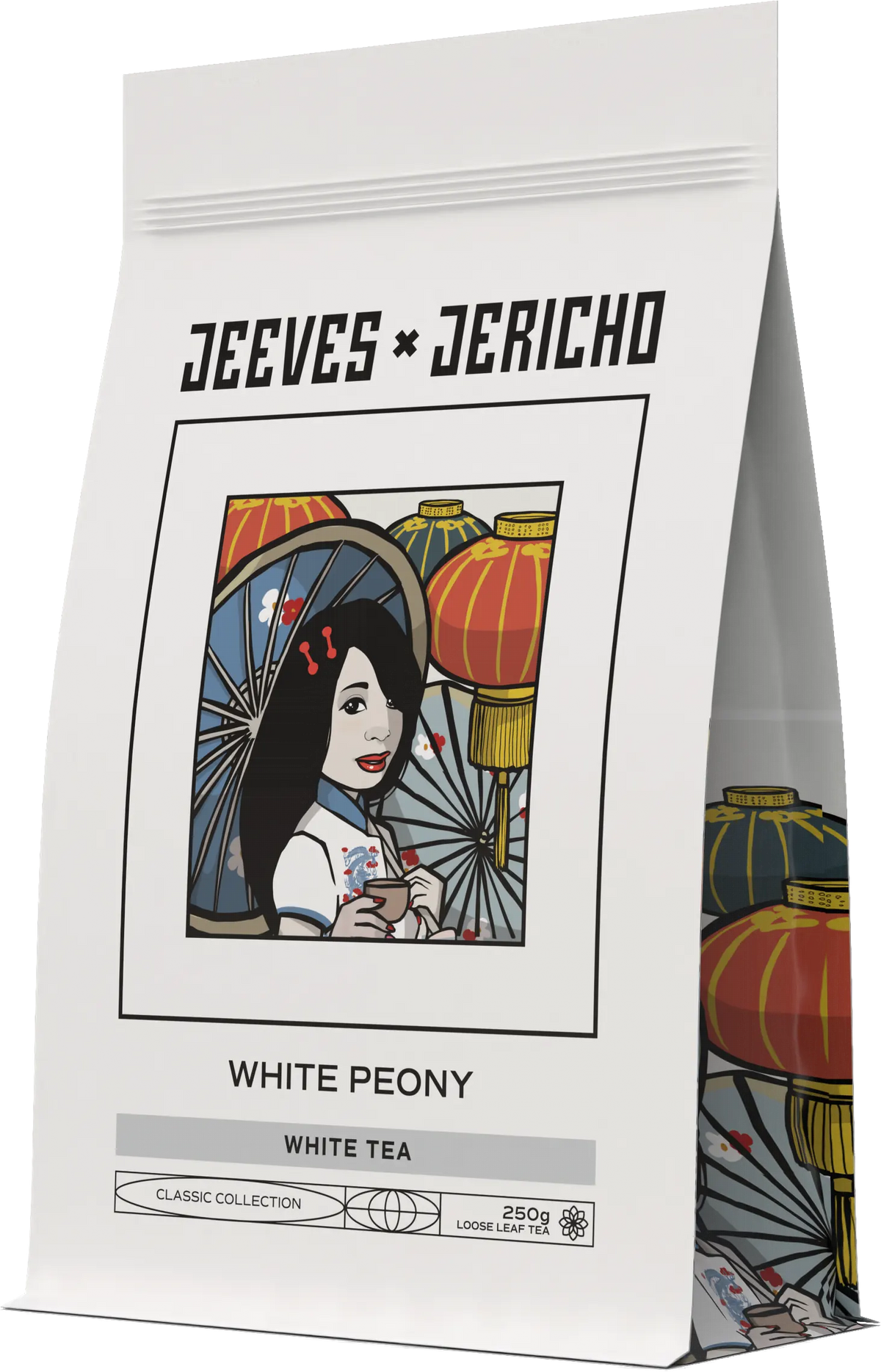 Té de peonía blanca en hoja suelta