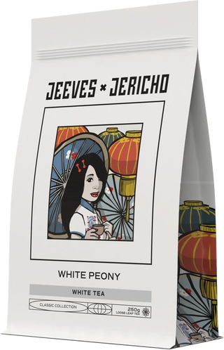 Té de peonía blanca en hoja suelta