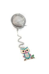 Loose Leaf Tea Infuser, Owl Charm Ball, Tea Lover Gift